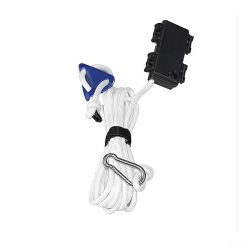 Robustes LED-Windseil (300 cm) perfekter Begleiter für Camping-Abenteuer mit acht umschaltbaren Modi (300 cm weiß) von Taotalhomy