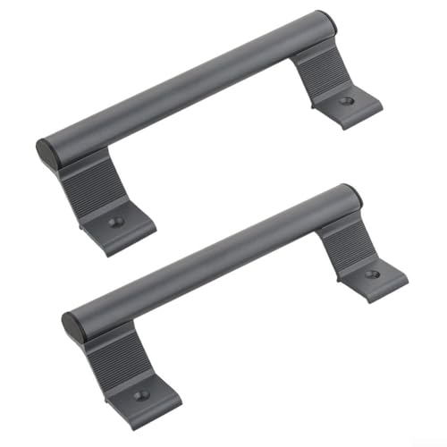 Schiebetürgriff aus Aluminiumlegierung mit ergonomischem Griff und rostbeständiger Beschichtung für Balkon- und Glastüren (Dunkelgrau) von Taotalhomy