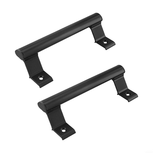 Schiebetürgriff aus Aluminiumlegierung mit ergonomischem Griff und rostbeständiger Beschichtung für Balkon- und Glastüren (schwarz) von Taotalhomy