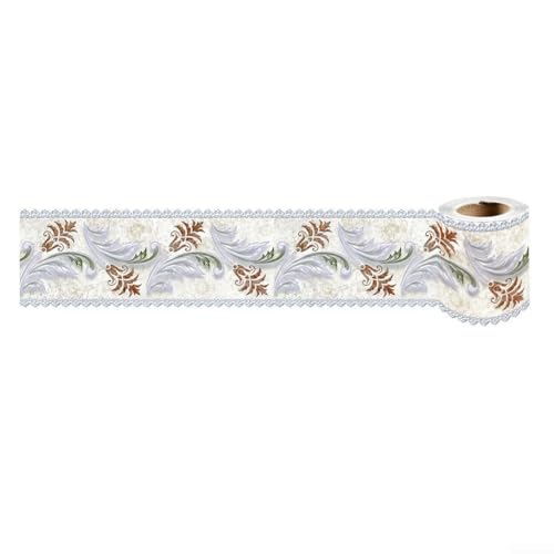 Selbstwand-Bordüre für Zuhause, 10 cm x 720 cm, PVC-Sockelleiste für mühelose Dekoration (A) von Taotalhomy
