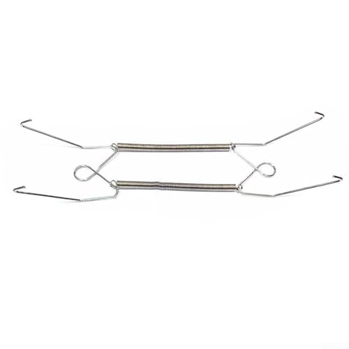 Verstellbarer Draht-Plattenhalter für Wand-Display, moderner Art-Deco-Stil, zum sicheren Aufhängen verschiedener Teller (25,4 cm) von Taotalhomy