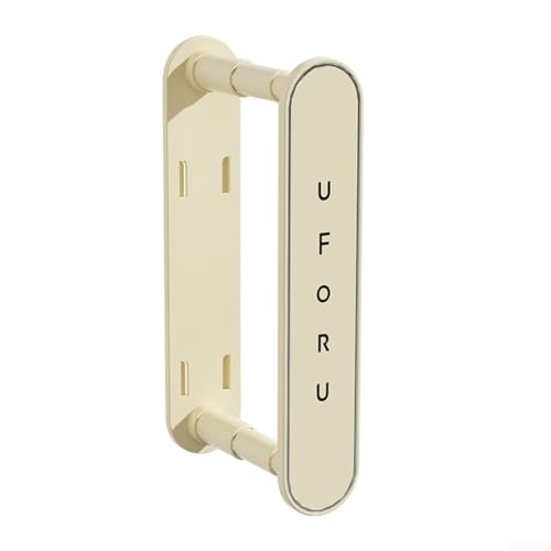 Wandmontierter, einziehbarer Kleiderbügel-Organizer mit platzsparendem Design, hält 70 Kleiderbügel für einfachen Zugang und Organisation (weiß) von Taotalhomy