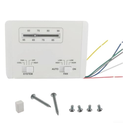 Weißer Wohnmobil-Thermostat-Controller, mit farbcodiertem Verkabelungssystem, für Coleman RV-Klimaanlagen, für Mach Serie 7330G3351 Weißer Wohnmobil-Thermostat-Controller, mit farbcodiertem Verkabelungssystem, für Coleman RV-Klimaanlagen, für Mach Serie 7330G3351 von Taotalhomy