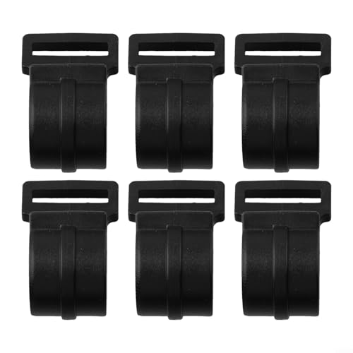 Zeltstangen-Haken, starke Kunststoff-Clips, ideal für Camping, Gartenarbeit und Innenbereich, 25 mm, 100 Stück von Taotalhomy