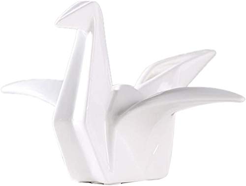 Keramik-Origami-Kranich-Figur, handgefertigt, Kranich-Form, Statue für Heimdekoration, Ornament – Weiß, L Keramik-Origami-Kranich-Figur, handgefertigt, Kranich-Form, Statue für Heimdekoration, Ornament – Weiß, L von Taotenish