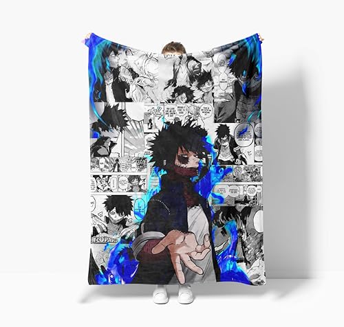 MHA Anime Flanell Decke Warme Winter Sofadecke Nap Blanket Dabi Izuku Midoriya Anime Flauschig Decke Für Erwachsene Kinder von Taoyuany