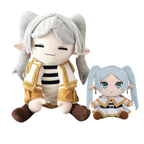 Taoyuany Frieren: Beyond Journey's End Figur Kissen Frieren Plüsch Pillow Figur 2 Stücke 75 cm + 25 cm, Frieren Anime Zimmer Deko Kissen Für Sofa von Taoyuany