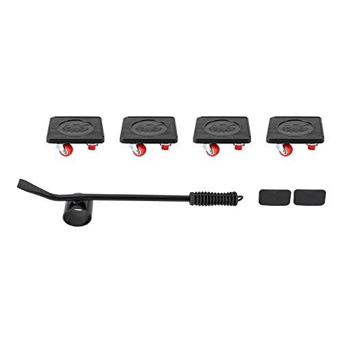 Möbelheber Set inkl. 4 Möbelroller und 1 Lastenheber, 360° Rotation Möbel Transportrollen mit 400kg Tragfähigkeit, Quadratisch Möbelgleiter zum Mühelosen Verschieben von Schwere Möbeln Möbelheber Set inkl. 4 Möbelroller und 1 Lastenheber, 360° Rotation Möbel Transportrollen mit 400kg Tragfähigkeit, Quadratisch Möbelgleiter zum Mühelosen Verschieben von Schwere Möbeln von Taozhiyy