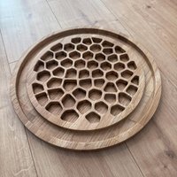 Katzenfummelbrett Voroni | Katzennaschbrett Aus Holz - Lackiert Mit Lebensmittelechtem Lack von TapTapTailworks