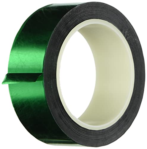 TapeCase 19-72-MPFT-Green Metallisiertes Polyester-, Acryl-Klebeband, 0,005 cm dick, 65,8 m Länge, 48,3 cm Breite, Grün, 1 Rolle von TapeCase