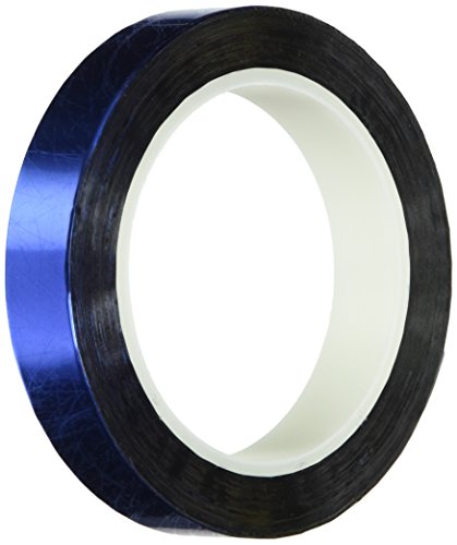 TapeCase 24-5-MPFT-Blue Metallisiertes Polyester-, Acryl-Klebeband, 0,005 cm dick, 4,57 m Länge, 60,9 cm Breite, Blau, 1 Rolle von TapeCase