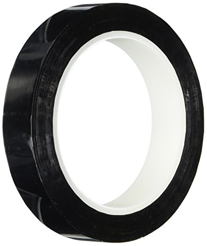TapeCase 3/4-72-MPFT-Black Metallisiertes Polyester-Klebeband, 1,9 cm x 65,4 m, Schwarz von TapeCase