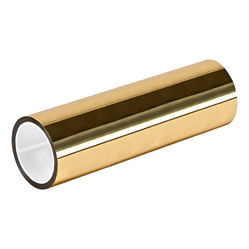 TapeCase 72YD-GOLD TC830 Goldenes-Metallisiertes-Polyester/Acryl-Klebeband, 0,005 cm dick, 65,8 m Länge, 27,4 cm Breite, 1 Rolle von TapeCase