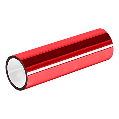 TapeCase 72YD-RED TC830 Rotes-Metallisiertes-Polyester/Acryl-Klebeband, 0,005 cm dick, 65,8 m Länge, 7,3 cm Breite, 1 Rolle von TapeCase