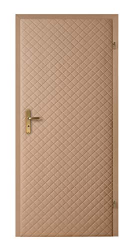 TapeOn - Türpolsterung zur Selbstmontage - Wärmedämmung Tür, Schalldämmung Haustür - Kälteschutz, Schallschutz - PREMIUM SET 2in1 mit Montagezubehör - Cappuccino - T3 KARO 5x5-105x210x2cm TapeOn - Türpolsterung zur Selbstmontage - Wärmedämmung Tür, Schalldämmung Haustür - Kälteschutz, Schallschutz - PREMIUM SET 2in1 mit Montagezubehör - Cappuccino - T3 KARO 5x5-105x210x2cm von TapeOn