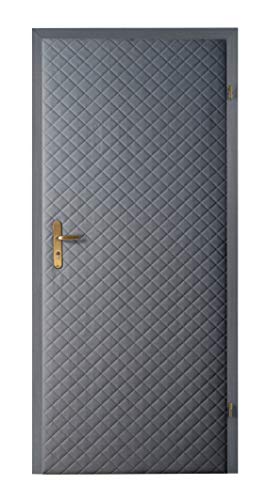 TapeOn - Türpolsterung zur Selbstmontage - Wärmedämmung Tür - Schalldämmung Haustür - Kälteschutz Winter und Ganzjährig, Schallschutz, Thermovorhang - BASIC SET, BxLxH 105x210x2 cm - Grau TapeOn - Türpolsterung zur Selbstmontage - Wärmedämmung Tür - Schalldämmung Haustür - Kälteschutz Winter und Ganzjährig, Schallschutz, Thermovorhang - BASIC SET, BxLxH 105x210x2 cm - Grau von TapeOn