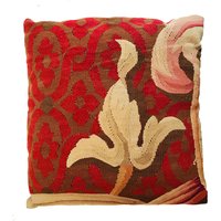 19. Jahrhundert Aubusson Kissen von TapestrySourcecom