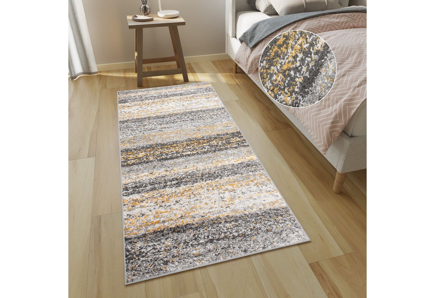 Hochflor-Läufer DELHI, Tapiso, rechteckig, Höhe: 30 mm, Wohnzimmer, Schlafzimmer, Shaggy von Tapiso