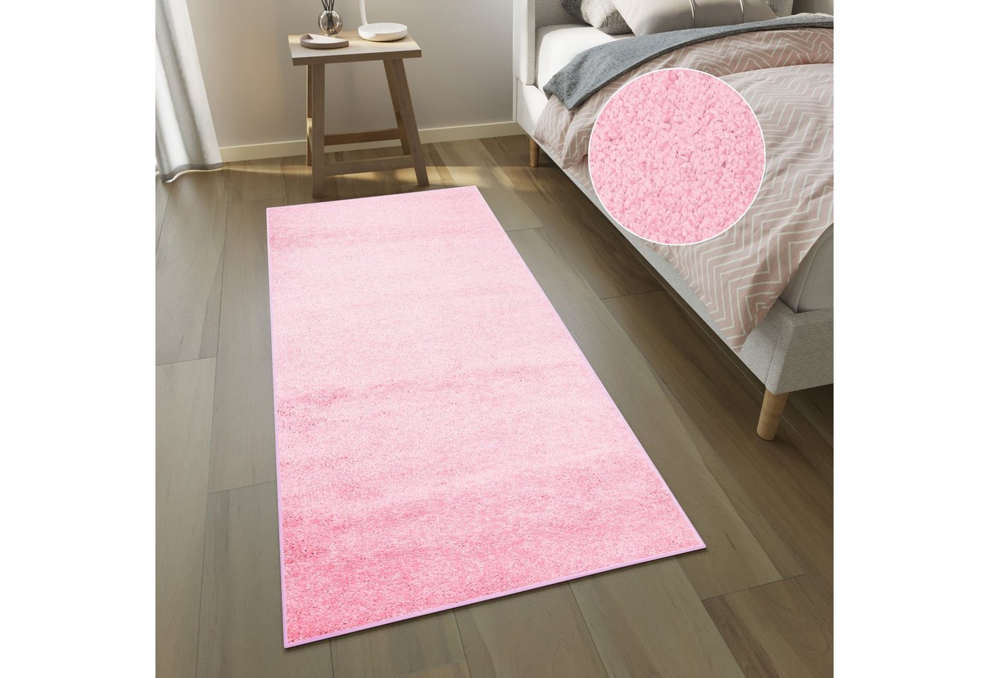 Hochflor-Läufer DELHI, Tapiso, rechteckig, Höhe: 30 mm, Wohnzimmer, Schlafzimmer, Shaggy von Tapiso