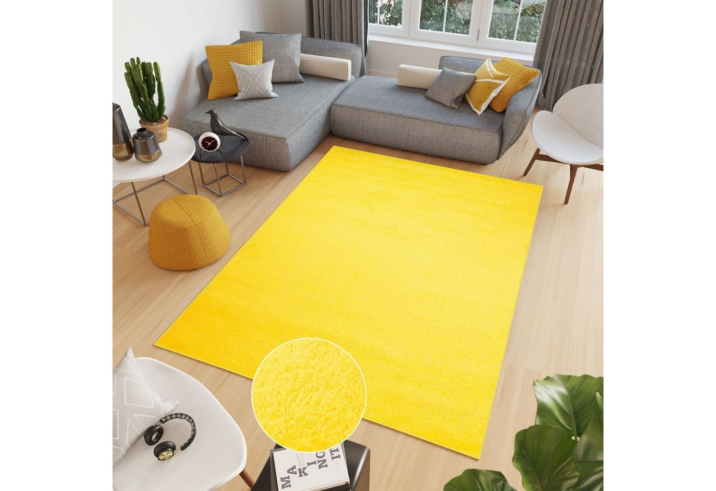 Hochflor-Teppich DELHI, Tapiso, rechteckig, Höhe: 30 mm, Wohnzimmer, Schlafzimmer, Hochflor von Tapiso