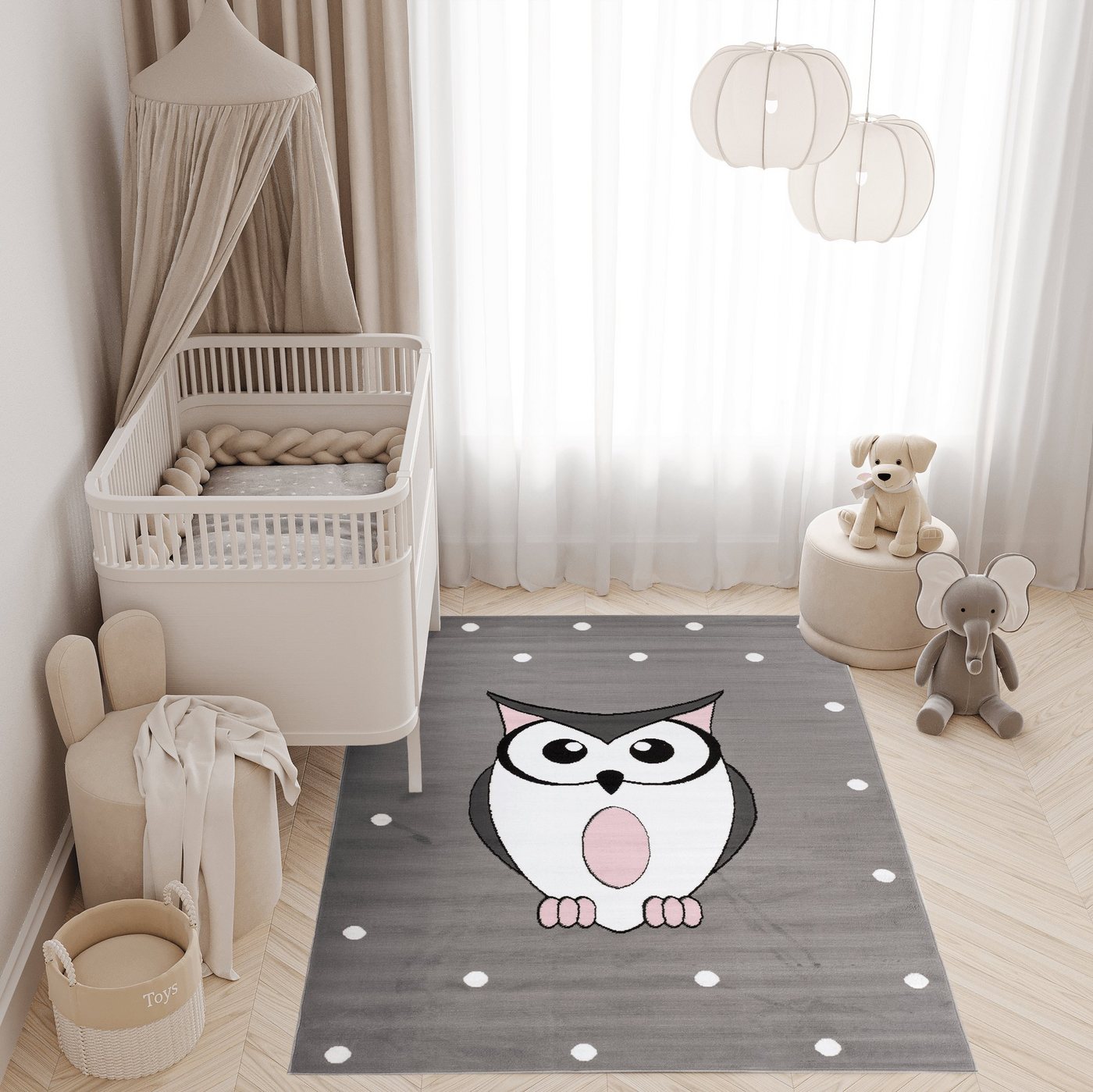 Kinderteppich PINKY, Tapiso, rechteckig, Höhe: 8 mm, Kinderzimmer, Kurzflor, Design von Tapiso