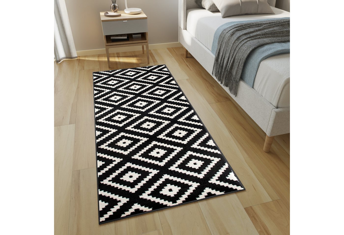 Läufer MAROKO, Tapiso, rechteckig, Höhe: 10 mm, Wohnzimmer, Schlafzimmer, modern Design von Tapiso