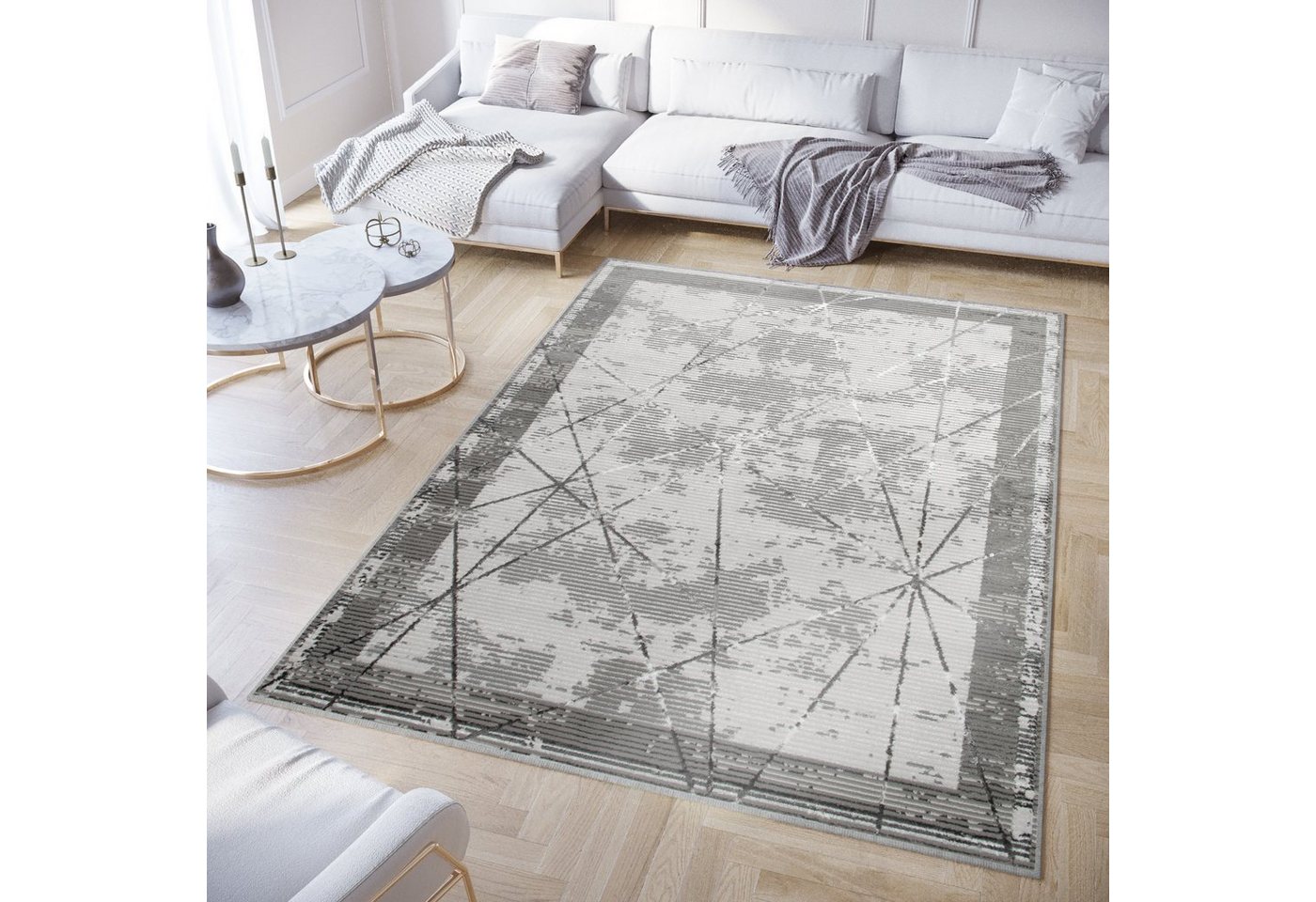 Teppich CRYSTAL, Tapiso, rechteckig, Höhe: 8 mm, Wohnzimmer, Schlafzimmer, modern Design von Tapiso