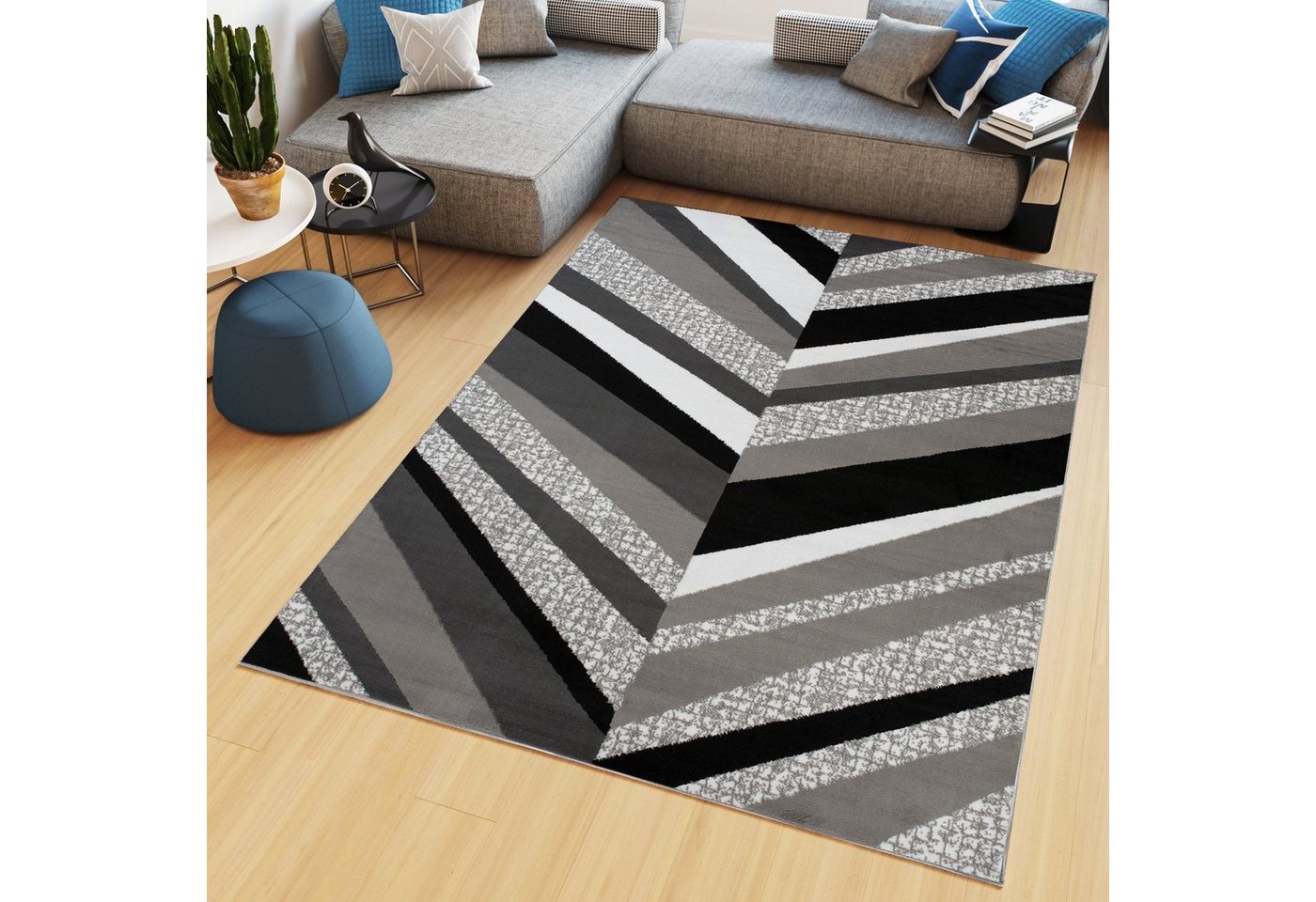 Teppich MAYA, Tapiso, rechteckig, Höhe: 8 mm, Wohnzimmer, Schlafzimmer, modern Design von Tapiso