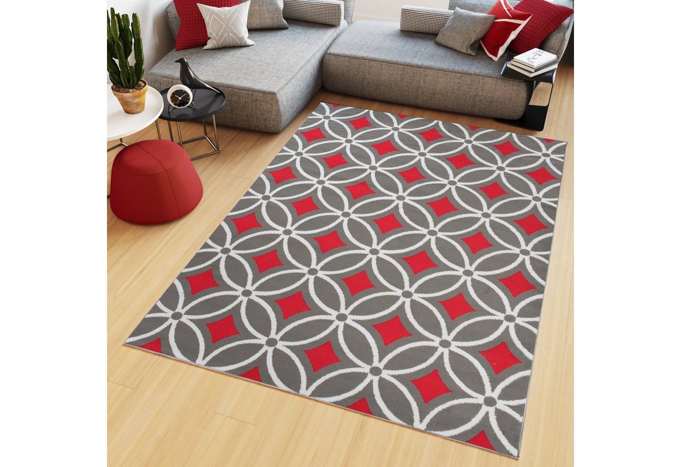 Teppich MAYA, Tapiso, rechteckig, Höhe: 8 mm, Wohnzimmer, Schlafzimmer, modern Design von Tapiso