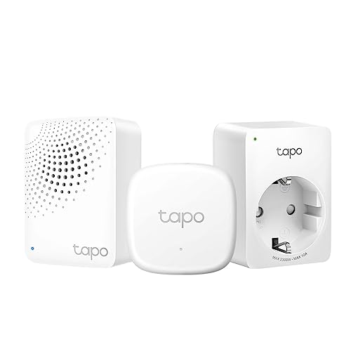 TP-Link Tapo Digitaler Temperaturregler mit Temperatursensor, Verbrauchsmessstecker. Richten Sie Ihre eigene Heizung Kühlung Temperaturschalter von TP-Link