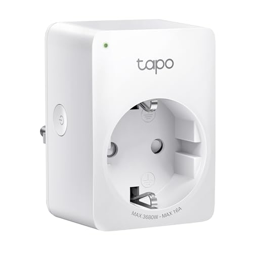 Tapo Smart WLAN Steckdose Tapo P110 mit Energieverbrauchskontrolle, Smart Home Alexa Steckdose, funktioniert mit Alexa, Google Home, Sprachsteuerung, Fernzugriff, Kein Hub notwendig, Mini von Tapo