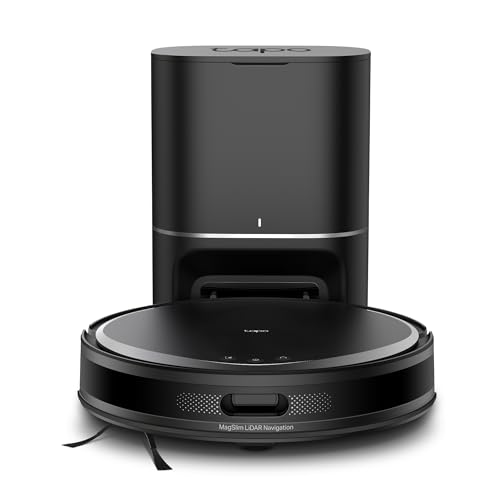 Tapo RV20 Max Plus Saugroboter mit Wischfunktion und automatischer Absaugstation, 5300Pa Ultra-Starke Saugkraft, 83 mm Ultra-schlank, kompatibel mit Alexa & Google Assistant Sprachsteuerung, App Tapo RV20 Max Plus Saugroboter mit Wischfunktion und automatischer Absaugstation, 5300Pa Ultra-Starke Saugkraft, 83 mm Ultra-schlank, kompatibel mit Alexa & Google Assistant Sprachsteuerung, App von Tapo