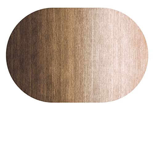Tappeti Design Oval Designer Teppich Oval Kurzflor Teppiche Mode und Einfachheit im nordischen Stil, rutschfeste, extra große, mittelgroße Wohnkultur Oval Bodenteppiche Oval 200x250cm von Tappeti Design