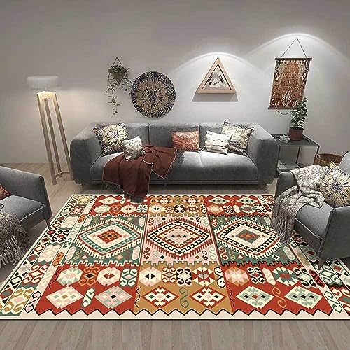 Tappeti Design Schlafzimmer Wohnzimmer Rechteckigen Teppich 180 X 200 CMMode im ethnischen Stil Flur Korridor Wohnung Dekoration rutschfest Waschbar Teppiche 180x200cm von Tappeti Design
