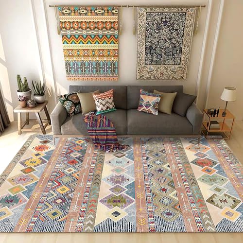 Tappeti Design Schlafzimmer Wohnzimmer Rechteckigen Teppich 200 X 250 CMFarbe im ethnischen Stil der Mode Flur Korridor Wohnung Dekoration rutschfest Waschbar Teppiche 200x250cm von Tappeti Design