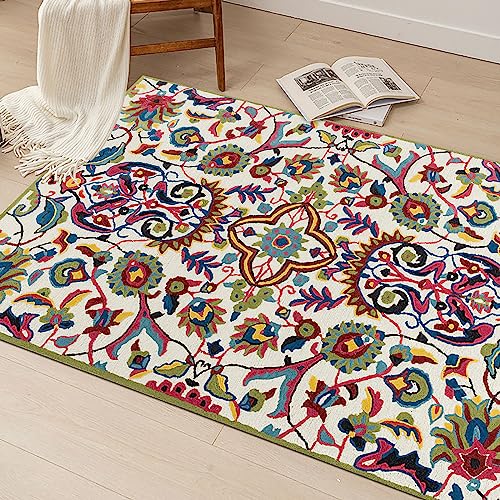 Teppich Moderner Wohnzimmer Teppich 110 X 150 CMMode frische Blume Korridor Schlafzimmer, Küche, Wohnzimmer 110x150cm von Tappeti Design