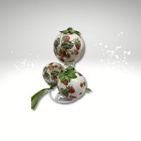 Erdbeer-Ornament Für Baum, Erdbeer-Geschenke Mutter, Erdbeer-Absatztablett-Dekor, Obst-Küchen-Dekor, Einzigartige Geburtstagsgeschenke Frau von TapsikDesign