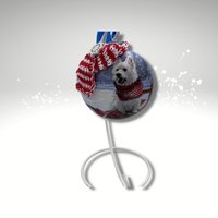 West Highland White Terrier Westie Ornament Handarbeit, Strümpfe Stuffers Für Hund Mama Weihnachten Geschenke Hundeliebhaber von TapsikDesign