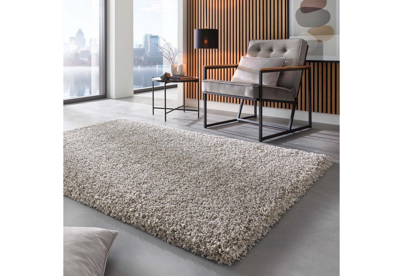 TaraCarpet Langflor-Teppich Ragolle Twilight, rechteckig, Höhe: 60 mm, Shaggy Hochflorteppich grau weiß Wohnzimmer Schlafzimmer 065x130 TaraCarpet Langflor-Teppich Ragolle Twilight, rechteckig, Höhe: 60 mm, Shaggy Hochflorteppich grau weiß Wohnzimmer Schlafzimmer 065x130 von TaraCarpet