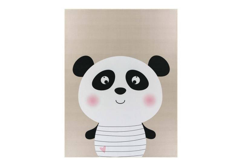 TaraCarpet Kinderteppich Fresh Kids Tiere, rechteckig, Höhe: 5 mm, Fresh Kids Tiere Panda Taupe Kinderzimmer Jugendzimmer 80x150 cm TaraCarpet Kinderteppich Fresh Kids Tiere, rechteckig, Höhe: 5 mm, Fresh Kids Tiere Panda Taupe Kinderzimmer Jugendzimmer 80x150 cm von TaraCarpet