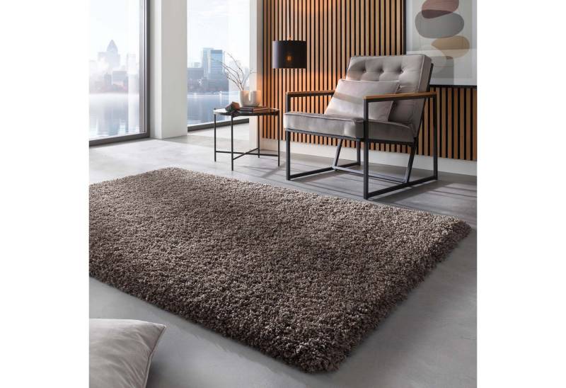 TaraCarpet Langflor-Teppich Ragolle Twilight, rechteckig, Höhe: 60 mm, Shaggy Hochflorteppich anthrazit Wohnzimmer Schlafzimmer 065x130 TaraCarpet Langflor-Teppich Ragolle Twilight, rechteckig, Höhe: 60 mm, Shaggy Hochflorteppich anthrazit Wohnzimmer Schlafzimmer 065x130 von TaraCarpet