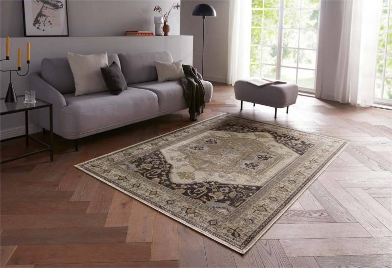 TaraCarpet Teppich Moderner Orientteppich Palazzo Royal Premium Ardebil, rechteckig, Höhe: 6 mm, 140x200 von TaraCarpet