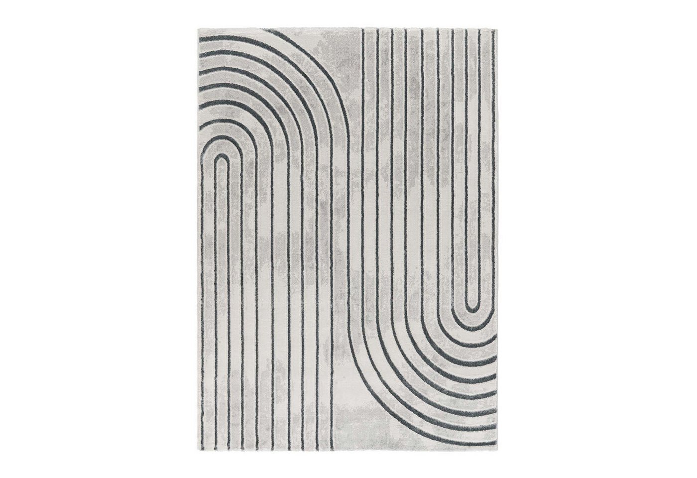 TaraCarpet Teppich Moderner Teppich Sunrise Scandi Welle, rechteckig, Höhe: 17 mm, edel elegant Welle silber Schlafzimmer Wohnzimmer Esszimmer 160X220 TaraCarpet Teppich Moderner Teppich Sunrise Scandi Welle, rechteckig, Höhe: 17 mm, edel elegant Welle silber Schlafzimmer Wohnzimmer Esszimmer 160X220 von TaraCarpet