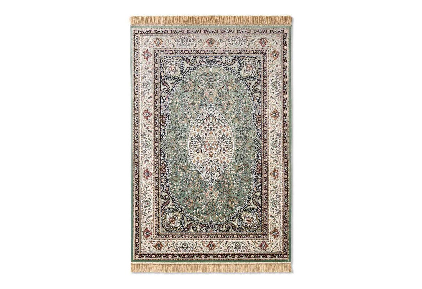 TaraCarpet Teppich Palazzo Royal Lilian, rechteckig, Höhe: 6 mm, Lilian Seiden Optik rot Wohnzimmer Schlafzimmer Esszimmer 67x105 TaraCarpet Teppich Palazzo Royal Lilian, rechteckig, Höhe: 6 mm, Lilian Seiden Optik rot Wohnzimmer Schlafzimmer Esszimmer 67x105 von TaraCarpet