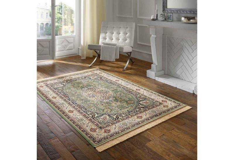 TaraCarpet Teppich Palazzo Royal Lilian, rechteckig, Höhe: 6 mm, Lilian Seiden Optik rot Wohnzimmer Schlafzimmer Esszimmer 67x105 von TaraCarpet