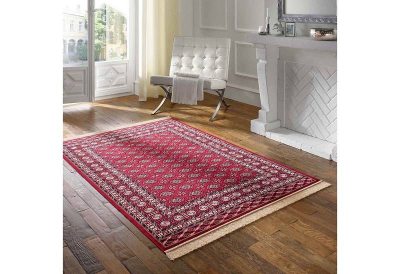 Teppich Palazzo Royal Vintage Bouchara, TaraCarpet, rechteckig, Höhe: 6 mm, Bouchara Seiden Optik rot Wohnzimmer Schlafzimmer Esszimmer 67x105 von TaraCarpet