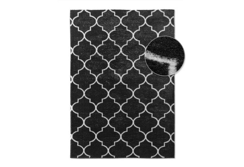 TaraCarpet Teppich Valetta Florentiner 52, rechteckig, Höhe: 19 mm, Skandi designer kurzflor waschbar Wohnzimmer Schlafzimmer 060x120 cm von TaraCarpet