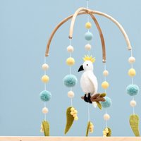 Babybett Krippe Kinderzimmer Mobile | Cockatoo Australiana Australier Wollfilz Und Bambusrahmen Babybett Krippe Kinderzimmer Mobile | Cockatoo Australiana Australier Wollfilz Und Bambusrahmen von TaraTreasuresAU