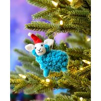 Filz Blau Schaf Weihnachtsschmuck, Weihnachtskugel Wo Ist Das Grüne Schaf? Bücherhaftes Stück Filz Blau Schaf Weihnachtsschmuck, Weihnachtskugel Wo Ist Das Grüne Schaf? Bücherhaftes Stück von TaraTreasuresAU