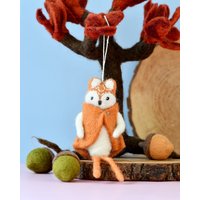 Filz Fuchs Ornament Zum Aufhängen von TaraTreasuresAU